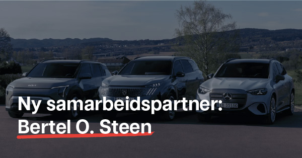 Ny samarbeidspartner: Bertel O. Steen