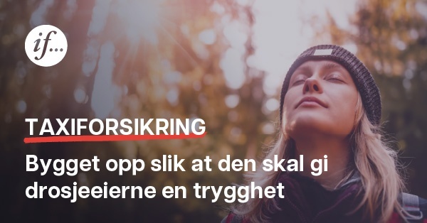 TAXIFORSIKRING. Bygget opp slik at den skal gi drosjeeierne en trygghet.