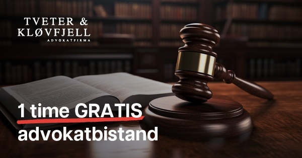 1 time GRATIS advokatbistand.