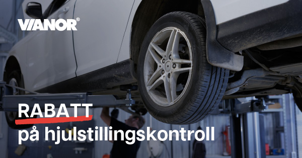 RABATT på hjulstillingskontroll